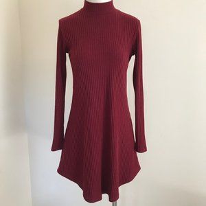 Privacy Please Ribbed Long Sleeve Dress